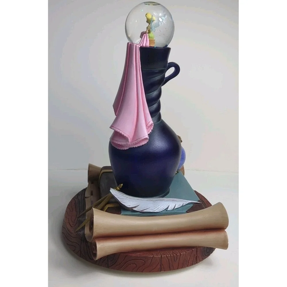 Disney Tinker Bell Musical Lights Snow Globe ‎ Trinket Box You Can Fly
